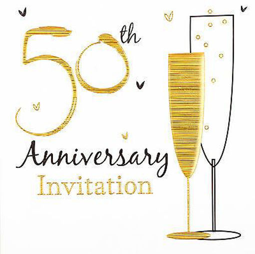 Picture of 50TH ANNIVERSARY INVITATIONS - 6KP